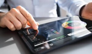 Money Planning Budget Tracker App On Tablet